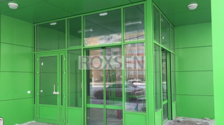 Автоматические раздвижные двери для магазинов