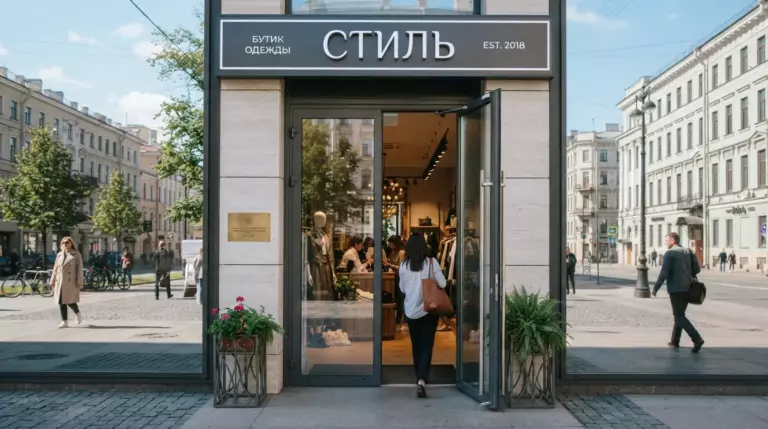 Входные группы магазинов